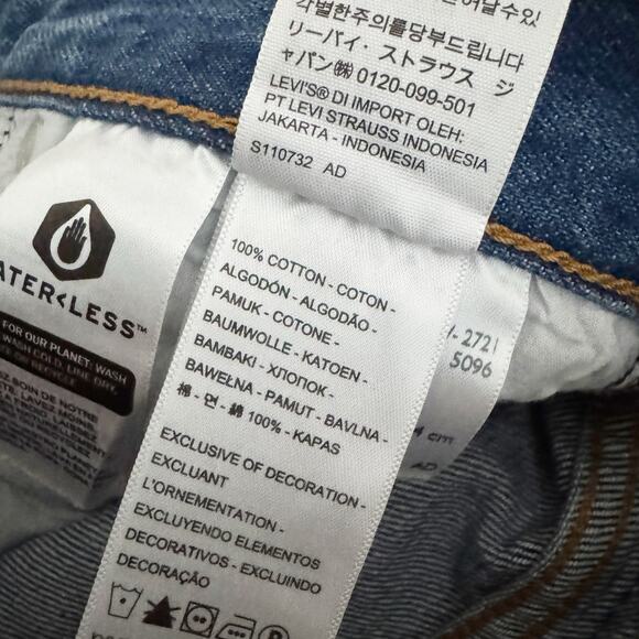 LEVI'S High Rise Wedgie Jeans Distressed 25 - Picture 11 of 13